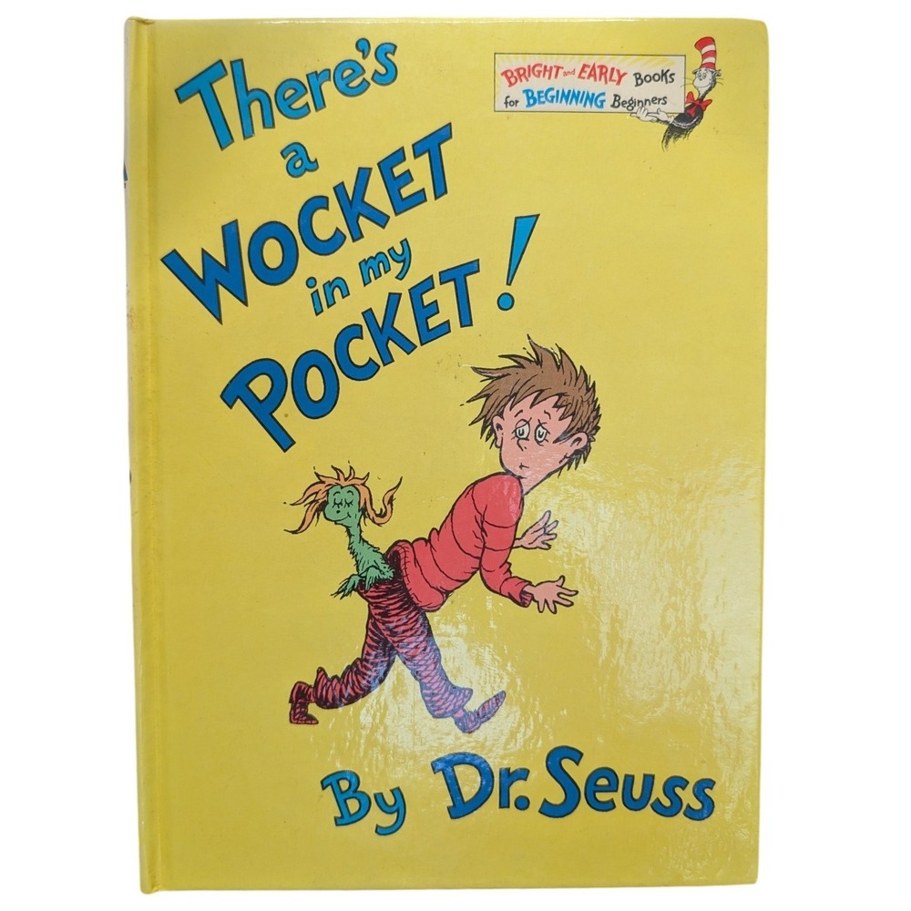 Dr Seuss Theres a Wocket in my Pocket Hardcover Bright and Early Beginning Books